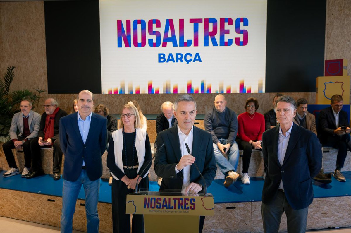 ❝Si les eleccions coincideixen en dia partit volem que totes les localitats del camp siguin per als socis❞ _ Víctor Font, impulsor de Nosaltres ✍️ 𝙁𝙤𝙧𝙢𝙖 𝙥𝙖𝙧𝙩 𝙙𝙚𝙡 𝙢𝙤𝙫𝙞𝙢𝙚𝙣𝙩!
