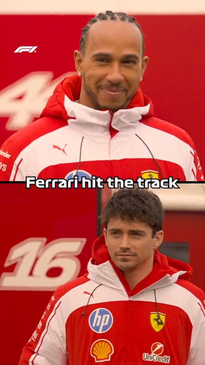 Fiorano is alive to the sound of 2026 🎶 The Ferrari SF-26 has hit the track, with Lewis Hamilton first behind the wheel! 💨 #F1