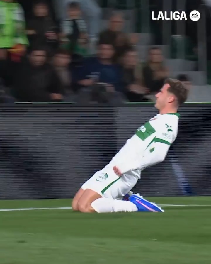 Su 𝐜𝐮𝐚𝐫𝐭𝐨 𝐠𝐨𝐥 de la temporada. German Valera 💚 Elche Club de Fútbol LALIGAEASPORTS | LALIGAHighlights
