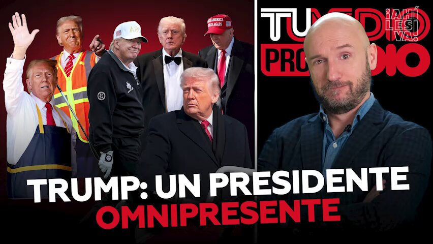 ¿Tienen la sensación de que Trump aparece todo el tiempo en casi cada noticia y logra que solo se hable de él? No se preocupen, porque le pasa a todo el mundo 😅🙄 (Video completo 👇👇👇👇)