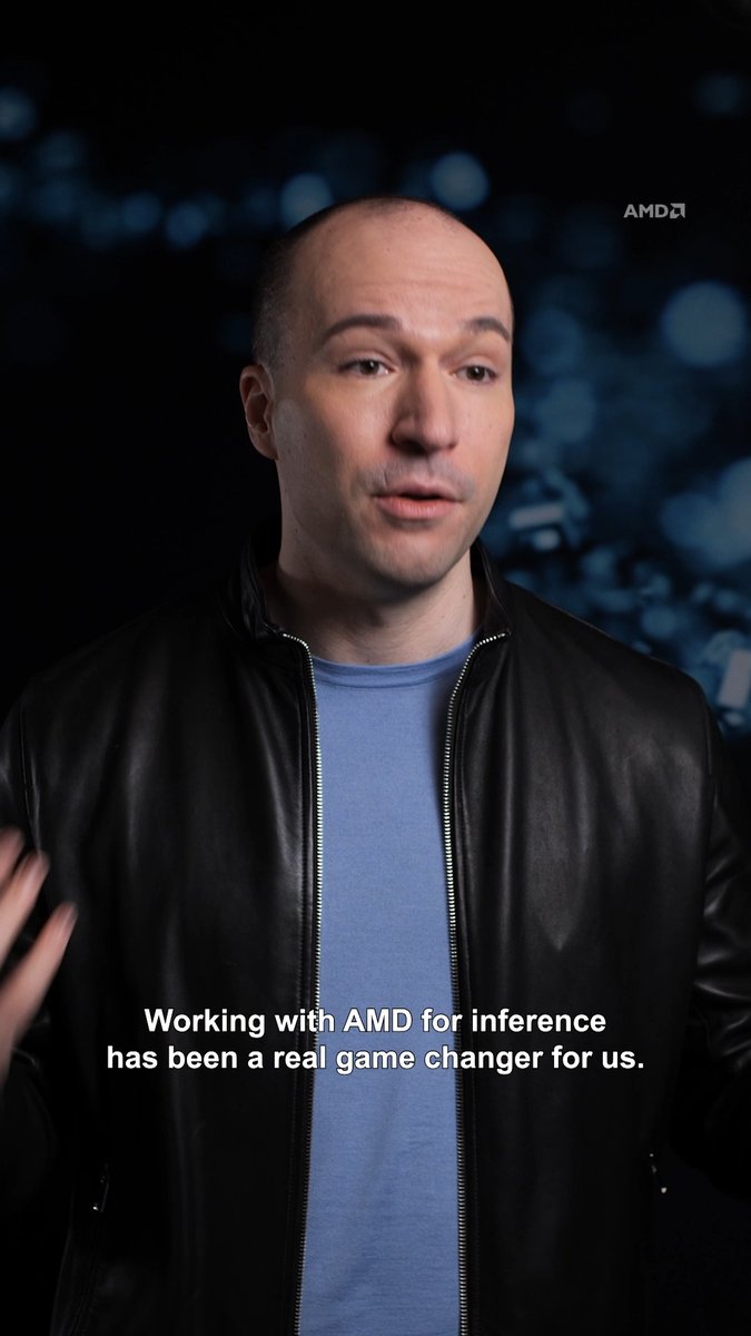 From training to inference at massive scale, delivering on the promise of AI depends on collaboration across open hardware and software. AMD and OpenAI are working together to tailor hardware like Instinct MI455X and Helios for where AI workloads are going, not just where they are today. Greg Brockman (Greg Brockman) on the power of our engineering partnership at #CES2026.