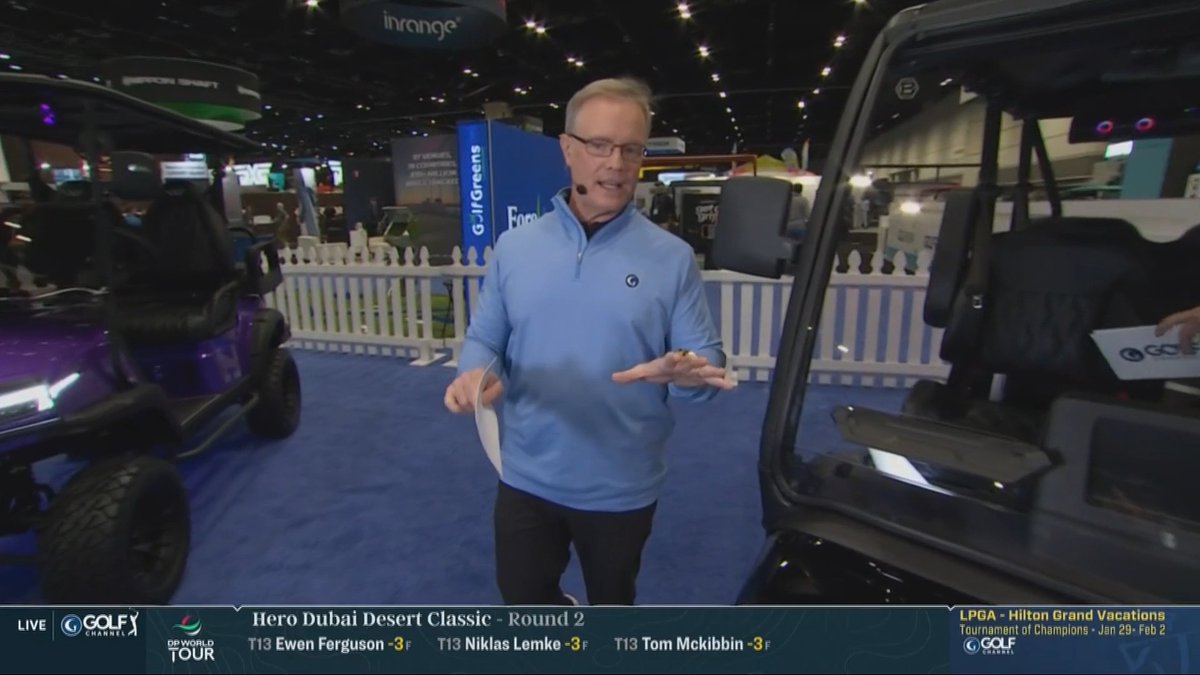 Carplay, enhanced speakers and wireless charging. ⚡️👀 Explore the newest golf cart technology innovations with us at the PGA Show. Golf Channel | PGA Golf Shows