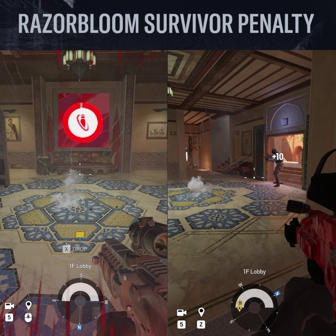 ✅ Razorbloom Shells now give a 15-second survivor penalty.