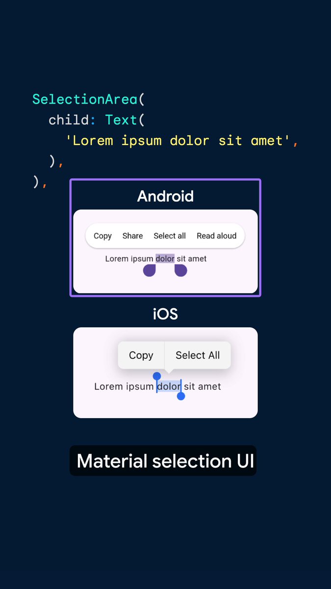 We’re decoupling the Material and Cupertino design libraries from the core Flutter framework 🙌 Decoupling will empower the Flutter community to contribute to Material and Cupertino WITHOUT having to worry about how your contribution could become a regression in the framework.