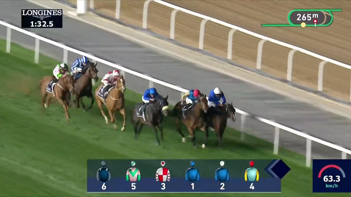 NO DANGER 🟦🟦 Opera Ballo makes no mistake in the Jebel Hatta. Next stop ➡️ Dubai Turf 💪 Godolphin | William Buick