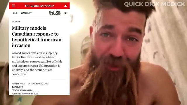 🇨🇦 Comedian QuickDickMcDick 🇨🇦 on the gun grab. Full Video: