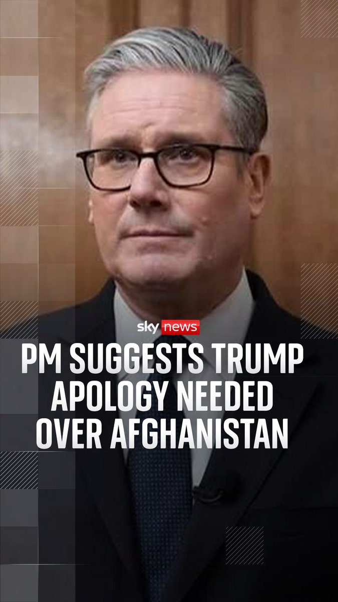 Prime Minister Sir Keir Starmer has said Donald Trump's claims British troops were not on the frontline in Afghanistan were "insulting and frankly appalling". Read more ➡️
