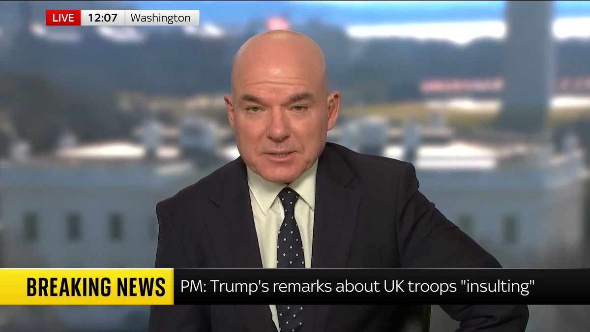 'Europe found it's voice in Davos. I wonder if that was the motivation that made Trump want to lob this insult when he was on home soil.' James Matthews shares his analysis, following Trump's claim that NATO and UK troops stayed off the frontline during the war in Afghanistan