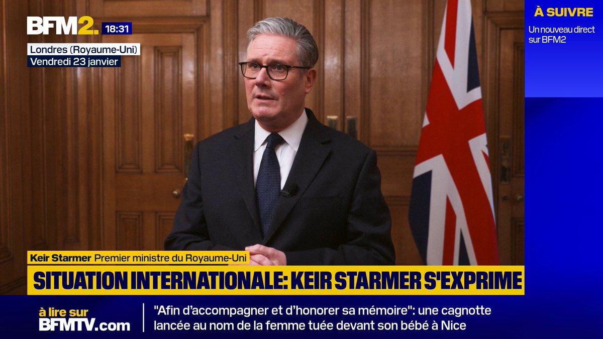 💬 "Je considère les remarques du président Trump comme insultantes et franchement épouvantables" Le Premier ministre britannique Keir Starmer revient sur les propos de Donald Trump concernant l'engagement des alliés américains en Afghanistan #BFM2