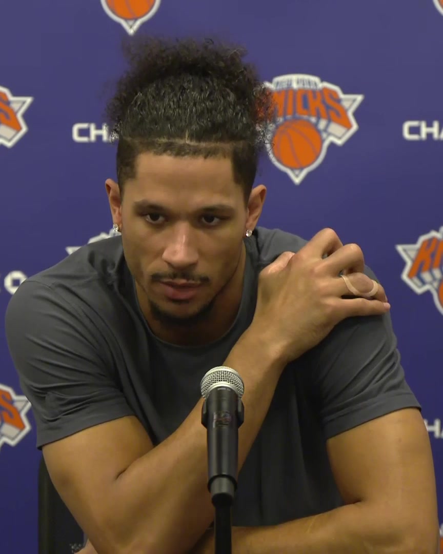 "Try to get him in positions to be successful...we need him to be aggressive, we need him to be smart. He has to make sure he works on being smart with offensive fouls and those kind of things." - Josh Hart on Karl-Anthony Towns