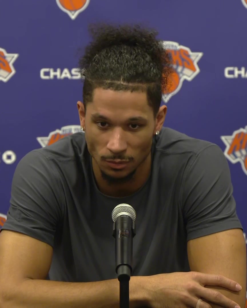Do the Sixers feel like a rival to the Knicks? "I think the NBA wants me to say 'yeah'...I guess it's rivalry week, so YEAH, they're our rivals" - Josh Hart