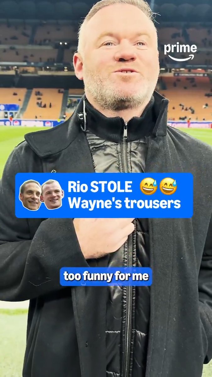 When Rio Ferdinand stole Wayne Rooney's trousers 👖😅
