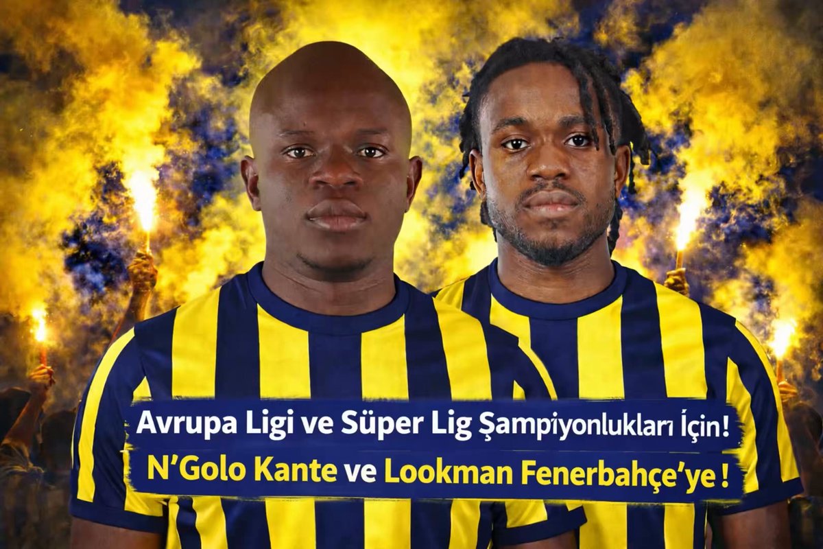 Bize bütün orta sahayı ele alacak N’Golo Kante lazım ! Birebirde etkili, driplingci Lookman lazım ! Bu iki oyuncuyu alın, ligde ve Avrupada Fenerbahçe dominasyonunu izleyin ! Fenerbahçe SK Ertan Torunoğulları