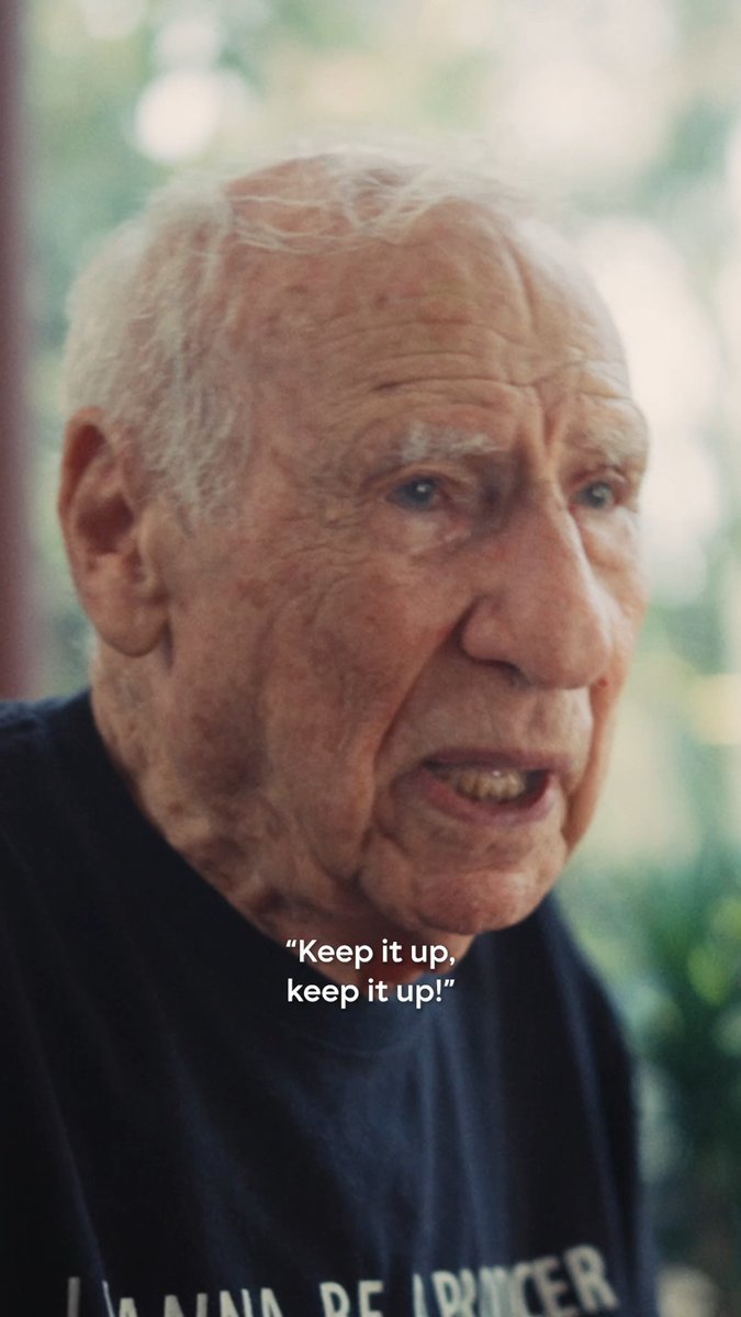 Carl and Mel forever. #MelBrooksThe99YearOldMan