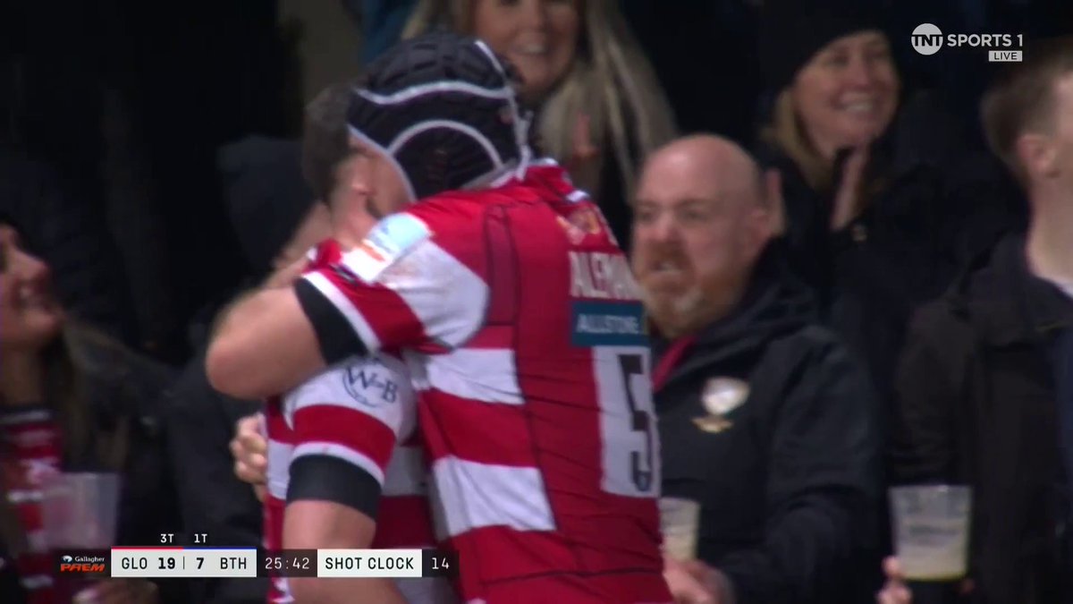 Gloucester have come out to play tonight! They add a brilliant third try through Seb Atkinson 👌 📺 TNT Sports & discovery+ UK