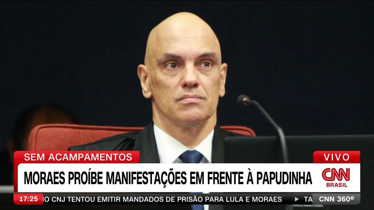 Moraes proíbe manifestações em frente à Papudinha; assista #CNN360°
