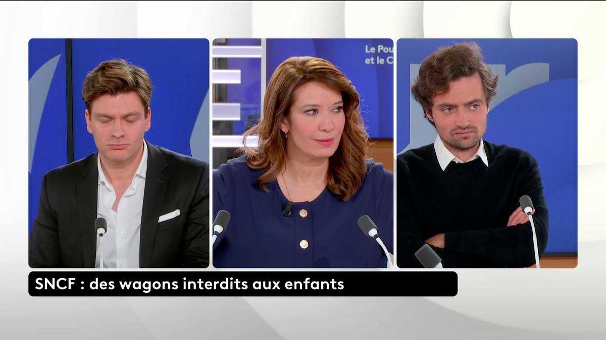 🔴 Espaces "no kids" à la SNCF : "Si on en vient à créer des lieux sans enfants, c’est surtout parce que trop d’enfants sont mal élevés. L’éducation laxiste fait plus de dégâts que les pleurs d’un bébé", assume Paul Melun. #LePourEtLeContre #Canal16