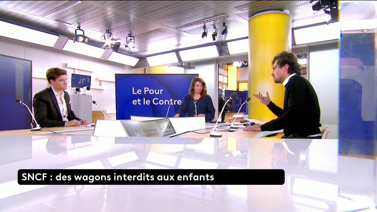 🔴 Espaces "no kids" à la SNCF : "Le problème n’est pas l’enfant, c’est l’incivilité généralisée. Le bruit dit quelque chose d’une société qui ne supporte plus rien et peut-être plus les enfants", réplique Nathan Devers. #LePourEtLeContre #Canal16