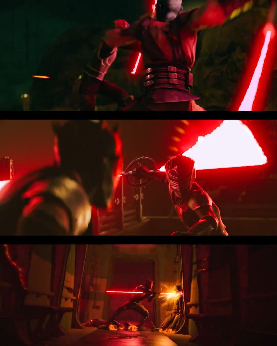 a moment for the lightsaber. The two-episode premiere of Star Wars: Maul - Shadow Lord streams April 6 only on Disney+.