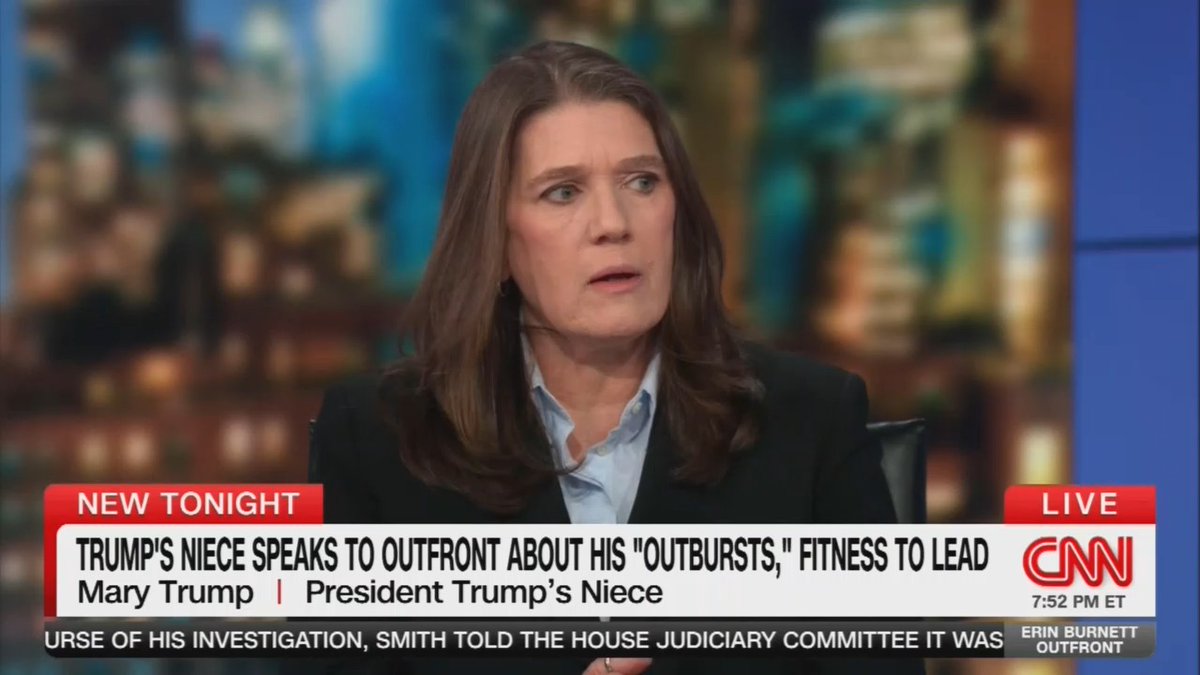 Mary Trump: Donald is a deeply insecure man. I refer to him often as a black hole of need. He's constantly in search of things to fill that void…whether it's more money, more power, or stealing territory from sovereign nations.