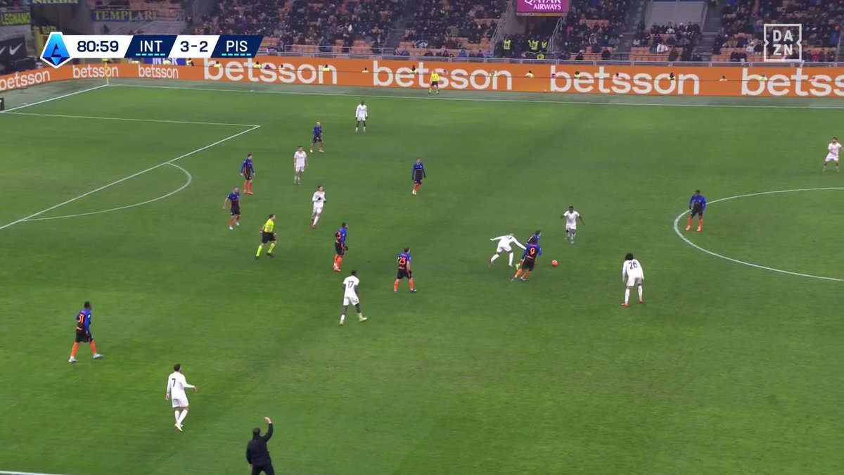 🚨 𝗟𝗘 𝗖𝗔𝗩𝗜𝗔𝗥 𝗗𝗘 𝗧𝗛𝗨𝗥𝗔𝗠 𝗣𝗢𝗨𝗥 𝗗𝗜𝗠𝗔𝗥𝗖𝗢 🤌😮💨 Les Interistes ont 𝗗𝗘́𝗥𝗢𝗨𝗟𝗘́ contre Pise en 2ème mi-temps et sont passés de 0-2 à 6-2 🤯🔝 (🎥 DAZN France)