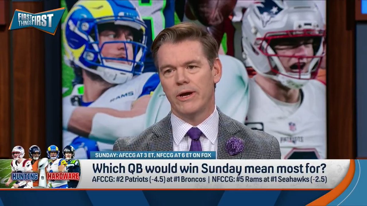 .Wildes wanted to say something controversial before the AFC Championship Game 👀