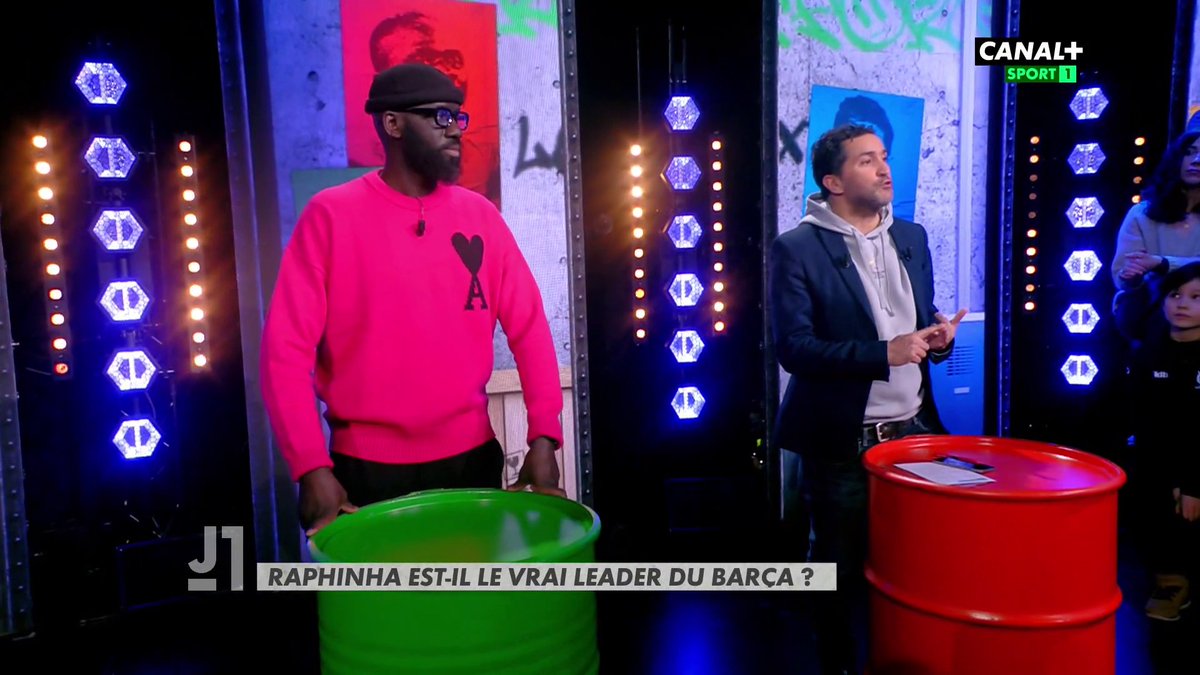 #Jmoins1 🟢 : Ça chauffe sur le plateau 🔥 Raphinha, vrai leader du Barça ou non ? Nos consultants sont divisés. Et vous, vous êtes dans quel camp ? ⚽