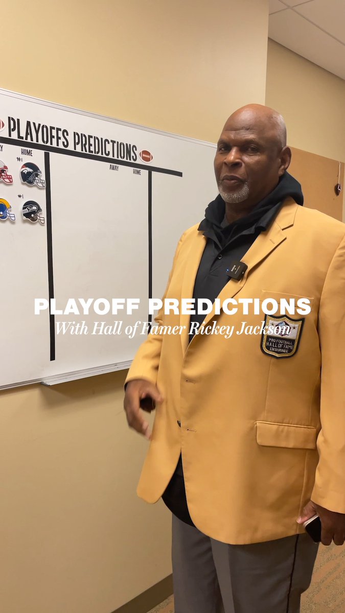 Hall of Famer Rickey Jackson is locking in his AFC and NFC Championship picks. 🏈🔥