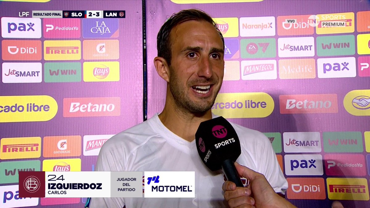 "ME SACO EL SOMBRERO". Izquierdoz y un elogio para los jugadores de San Lorenzo.