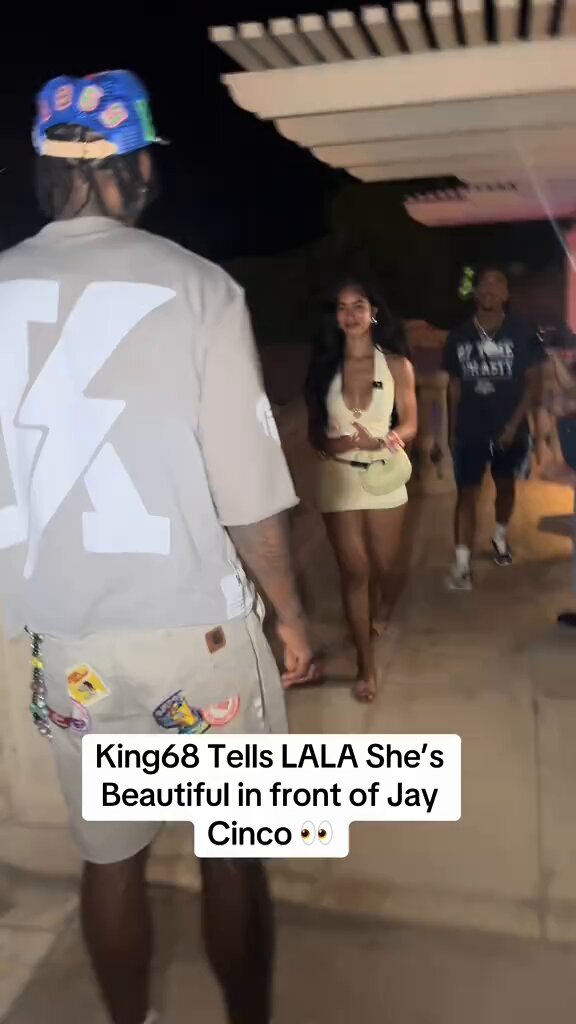 Jay Cinco and Lala run into King and he had her smirking👀🥀 Jay Cinco was not going to let that slide💀😂