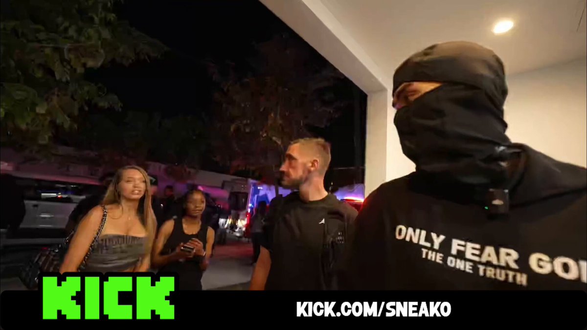 SNEAKO lowkey rizzed up Woah Vicky while waiting to get into Adin Ross’ Brand Risk 👀😂