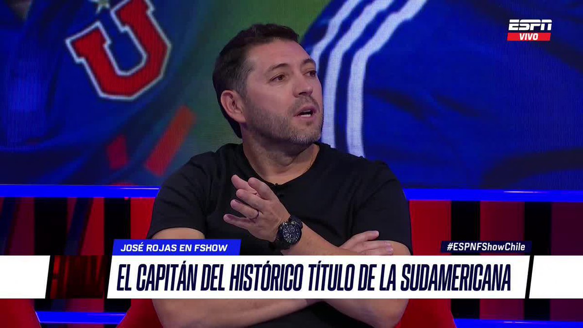 "PONERSE LA CAMISETA DE LA U ERA EL ORGULLO DEL DÍA DOMINGO" José Rojas habló de lo que fue enfrentar el período de quiebra con la U. de Chile. Mira #ESPNFShowChile en el Plan Premium de #DisneyPlus.