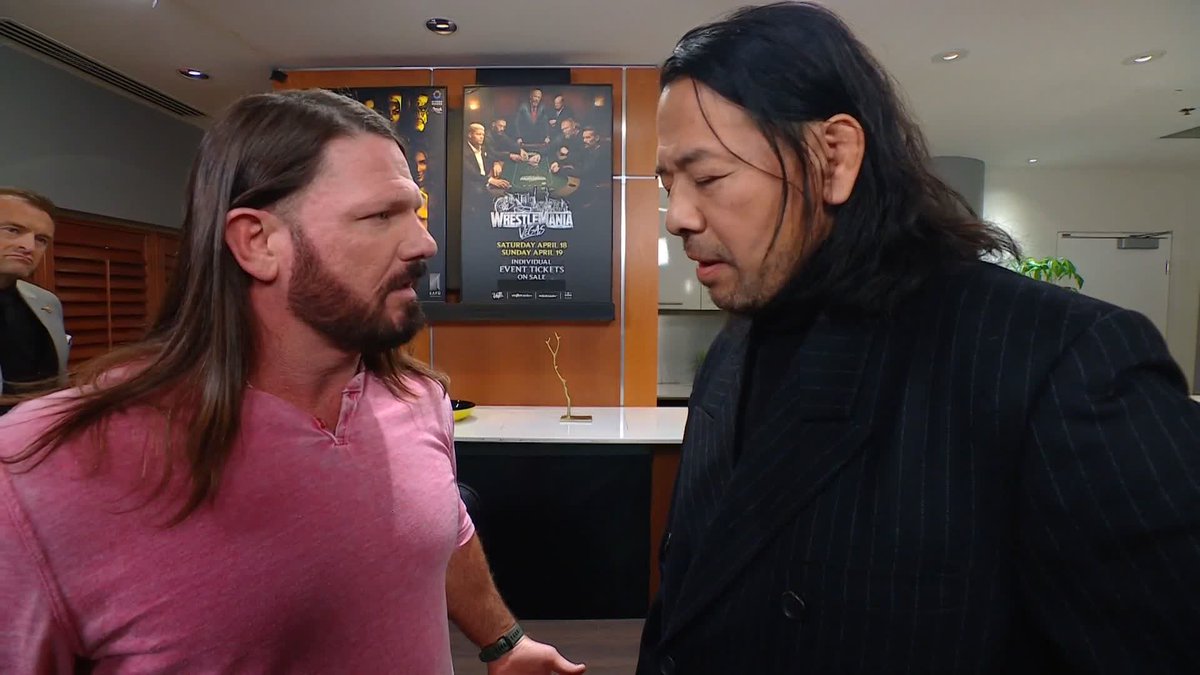 Oh this will be FUN! 🙌 AJ Styles vs Shinsuke Nakamura tomorrow night at #SNME!