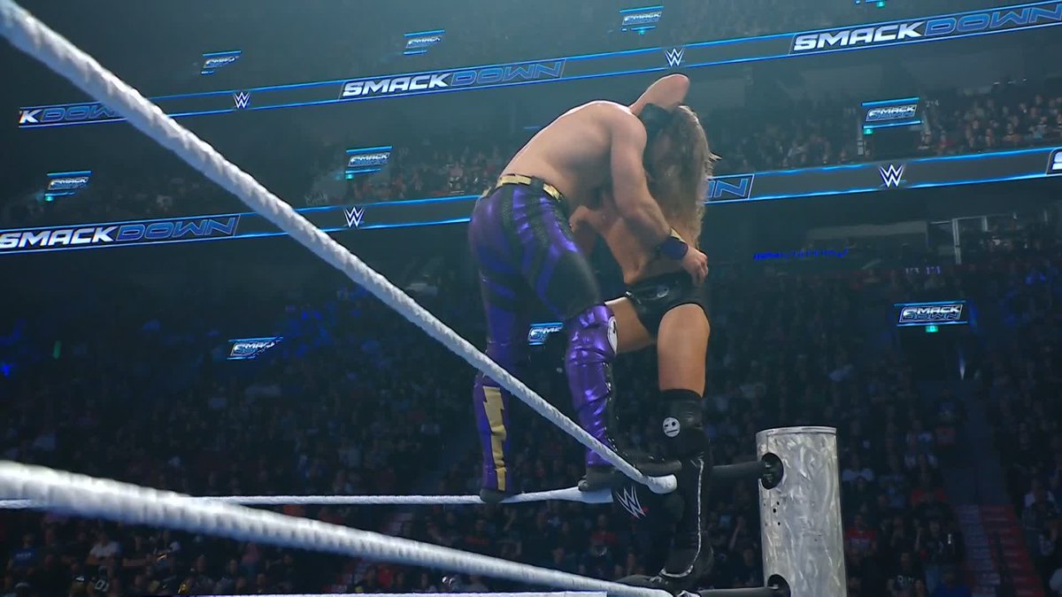 .Nathan Frazer taking a page from Seth Rollins playbook! 😏