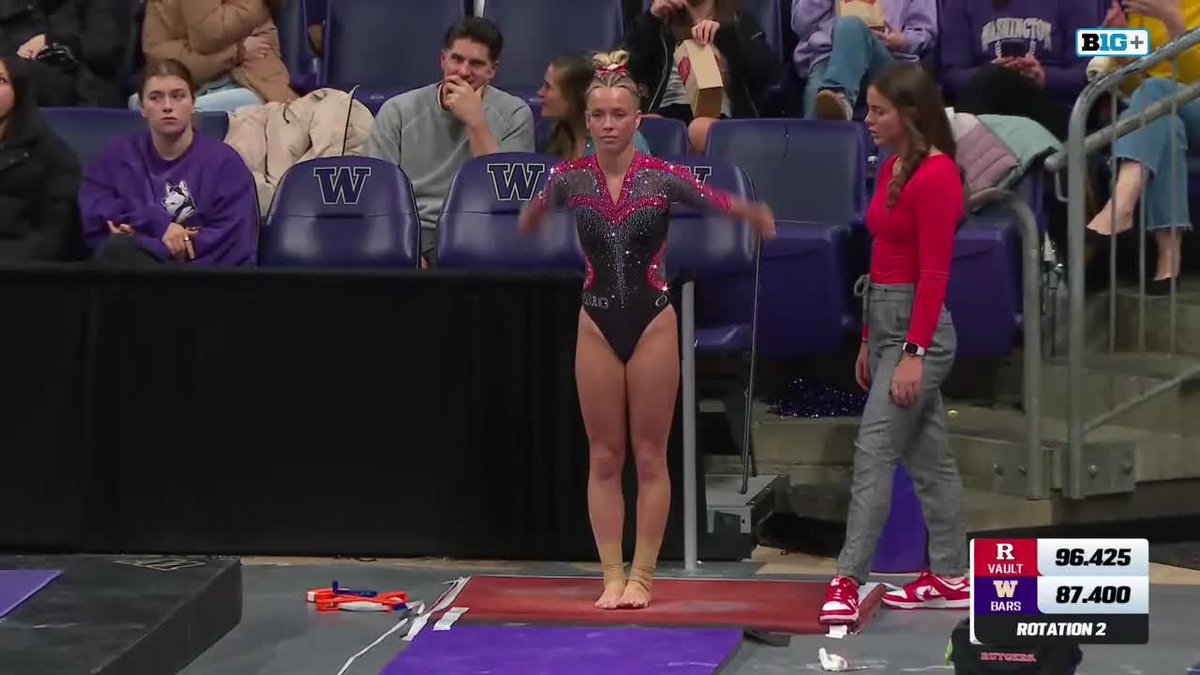 Vintage Emily Leese 🤩🤩 The vault queen with a 9.85 to anchor and win the event!