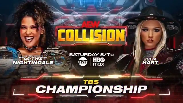 Tomorrow Night, 1/24! Don't miss a packed Saturday Night of wrestling on TNT! #AEWCollision KICKS OFF at 8/7c on @TNTDrama + @SportsOnMAX, TOMORROW NIGHT!