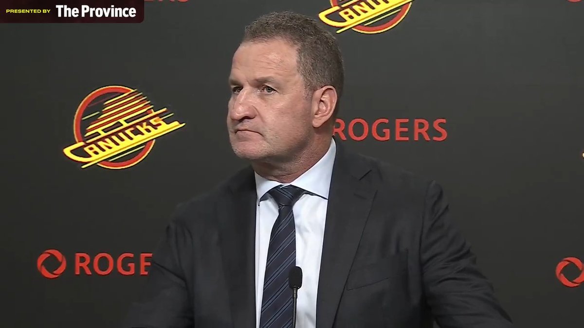 "They're playing hard for each other. It's nice to see. We just got to clean up a few things." 🗣️ Hear from Head Coach Adam Foote following tonight's game against New Jersey. #Canucks | The Province