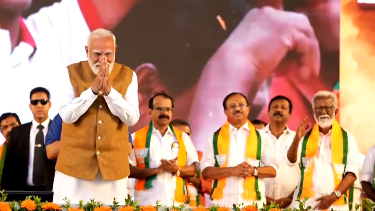 Yesterday’s visit to Thiruvananthapuram was unforgettable. Only BJP-NDA can realise the dream of Vikasita Keralam while UDF and LDF have no interest in development.