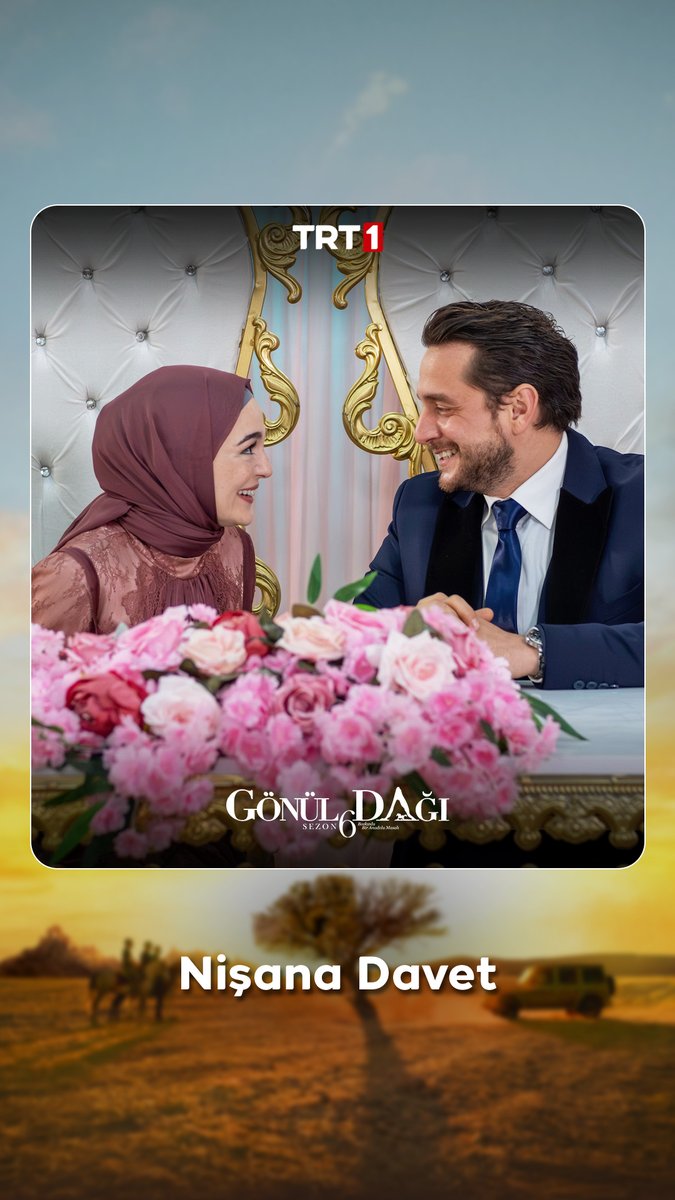 Esra ile Çetin’in nişanına davetlisiniz! #EsÇet #GönülDağı yeni bölümüyle bu akşam saat 20.00'de TRT 1'de! 📺 Gönül Dağı