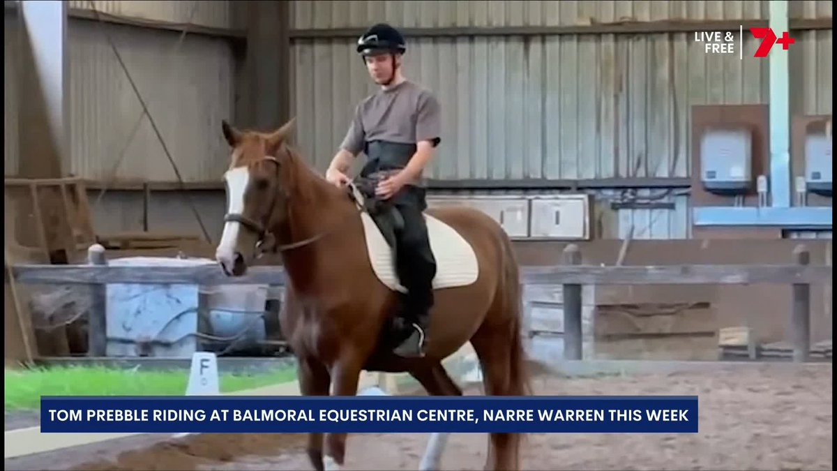 Things you love to see 👇 Tom Prebble back in the saddle 😍 What a man.