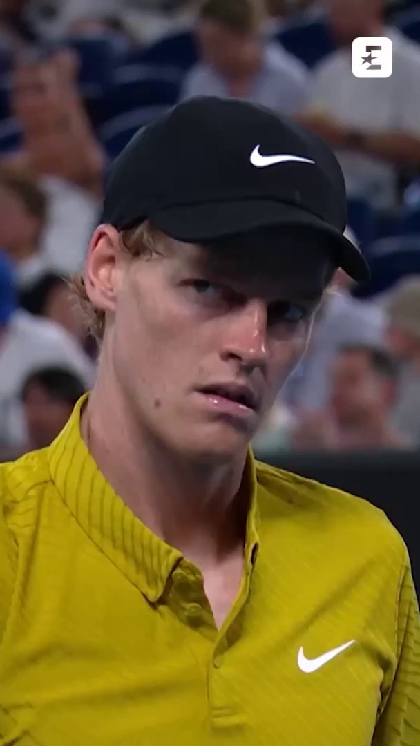 IL MOMENTO IN CUI È CAMBIATA LA PARTITA DI SINNER 🤞🏻 #EurosportTENNIS #AusOpen #AO2026