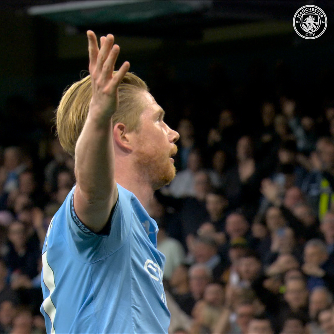KDB's final City goal 👑🩵