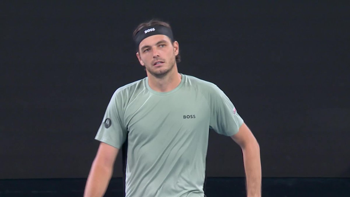 Taylor fights on! 💪 The moment Taylor Fritz defeated Wawrinka to secure his spot in Round 4 #AusOpen