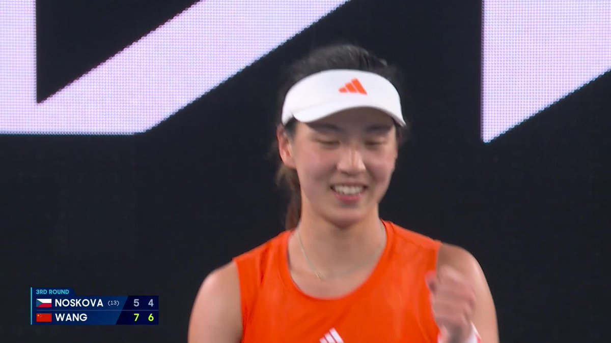 Confident and clinical 💪 Xinyu Wang is through to her first Round of 16 at the Australian Open 👏 #AO26
