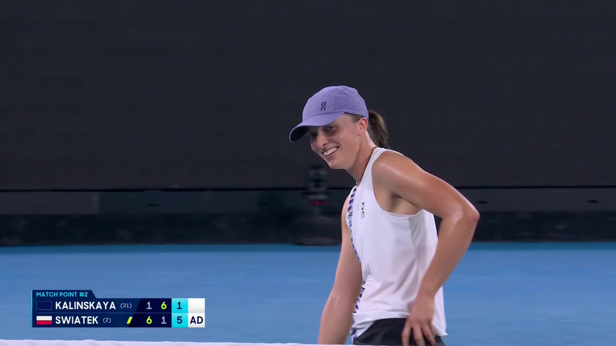 Took a little detour but the No.2 Iga Swiatek found her way to a win and into the fourth round 🤩 Wide World of Sports • ESPN • TNT Sports • WOWOWテニス • #AO26