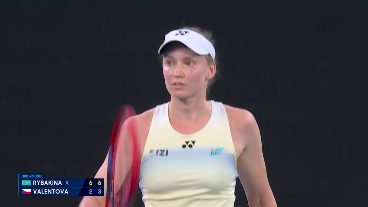 Signed, sealed and delivered 👏 Elena Rybakina is through in straight sets! #AO26