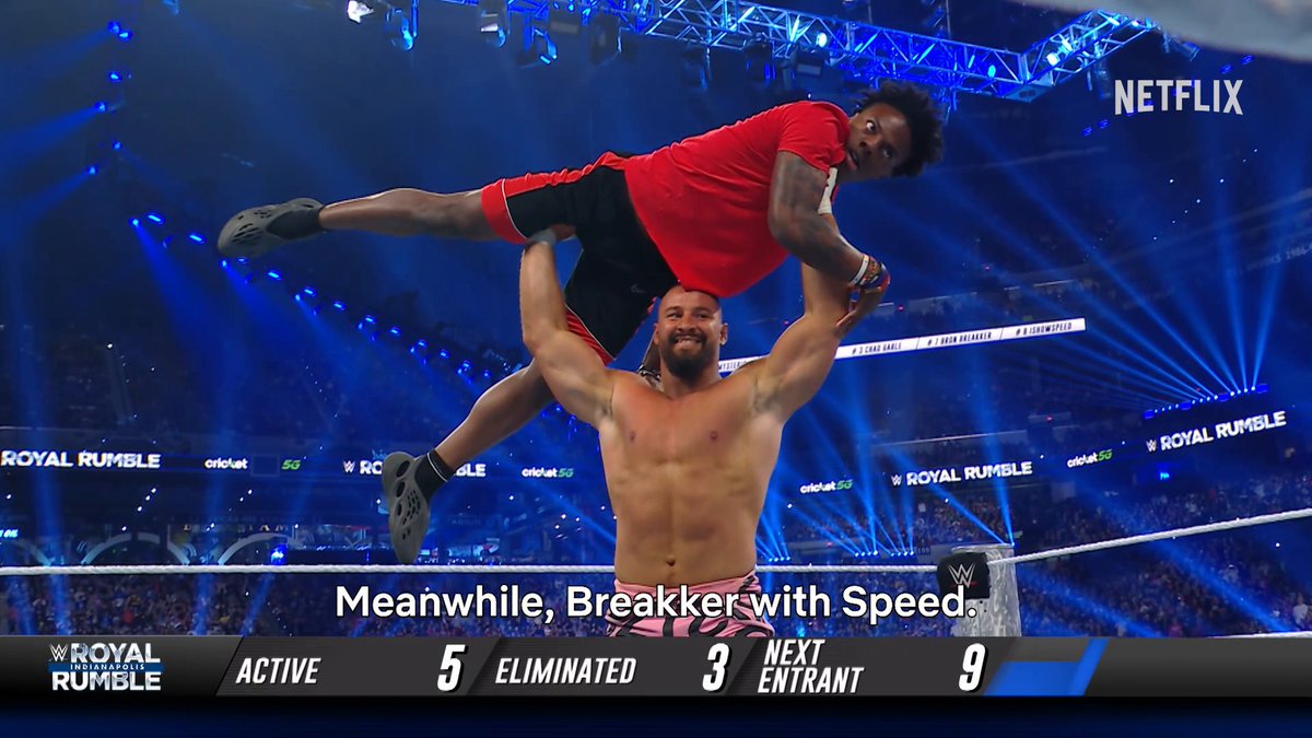 IShowSpeed won't forget his Royal Rumble debut in a hurry 😳 1 week until ROYAL RUMBLE! Sat 31st Jan at 7pm GMT