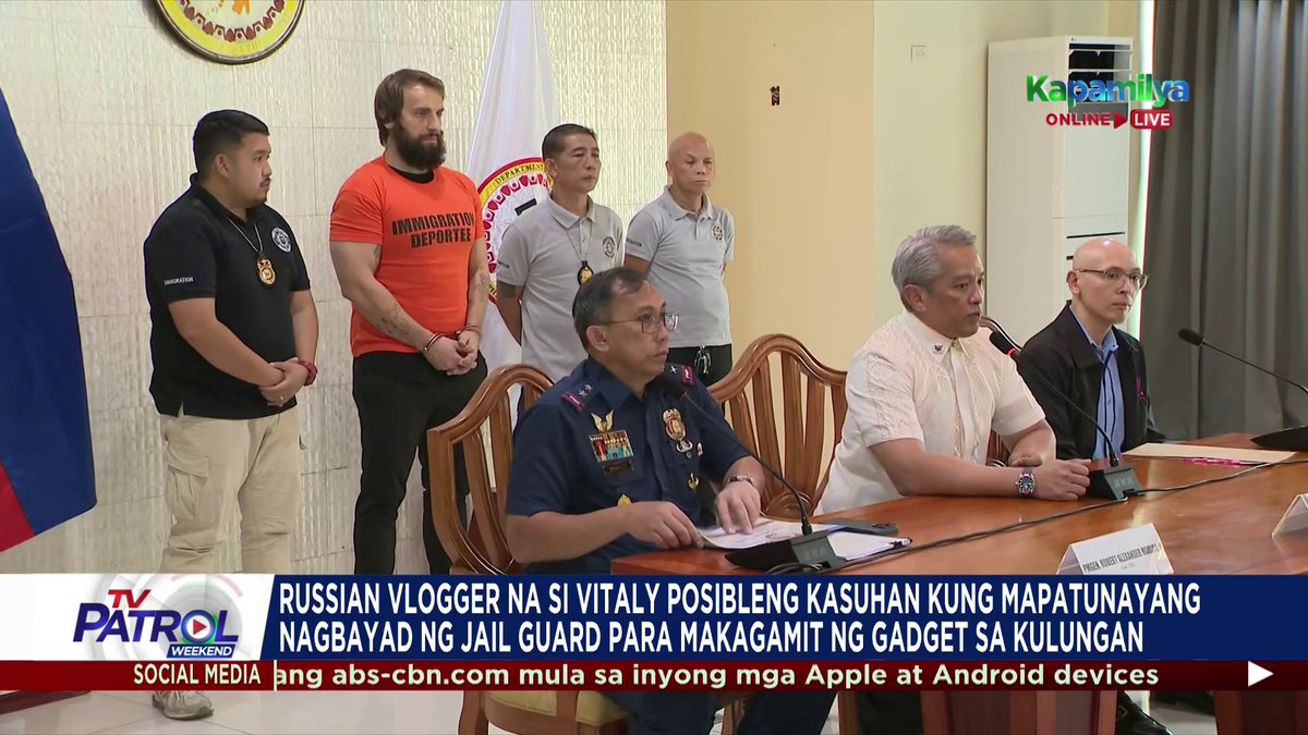 Posibleng kasuhan at pabalikin sa Pilipinas ang pina-deport na Russian vlogger na si Vitaly Zdorovetskiy sakaling mapatunayang nag-alok siya ng pera sa mga kawani ng kulungan sa bansa para makagamit ng gadget habang nakapiit.