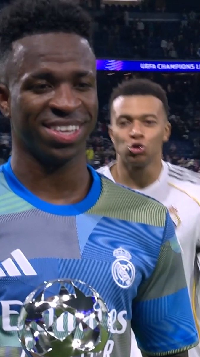 Mbappé 😄 Vini #UCL