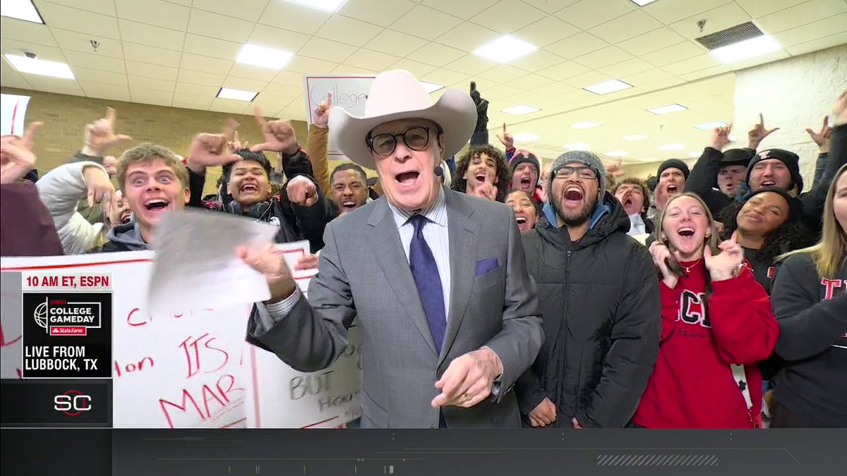 .Seth Greenberg gets us ready from Lubbock for College GameDay 🤠